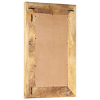 Miroir bois exotique sculpté à la main