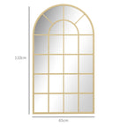 Miroir décoratif doré grand format