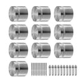 Lot de 10 pinces de fixation rondes