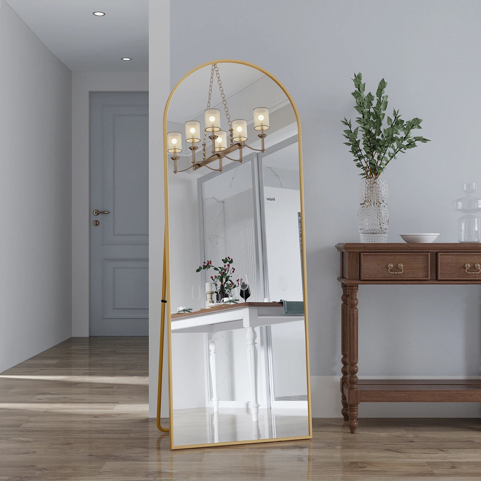 Miroir pleine longueur sur pied ou mural multi-formats