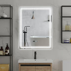 Miroir LED salle de bain anti-buée tactile