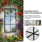 Miroir mural classique cadre fin