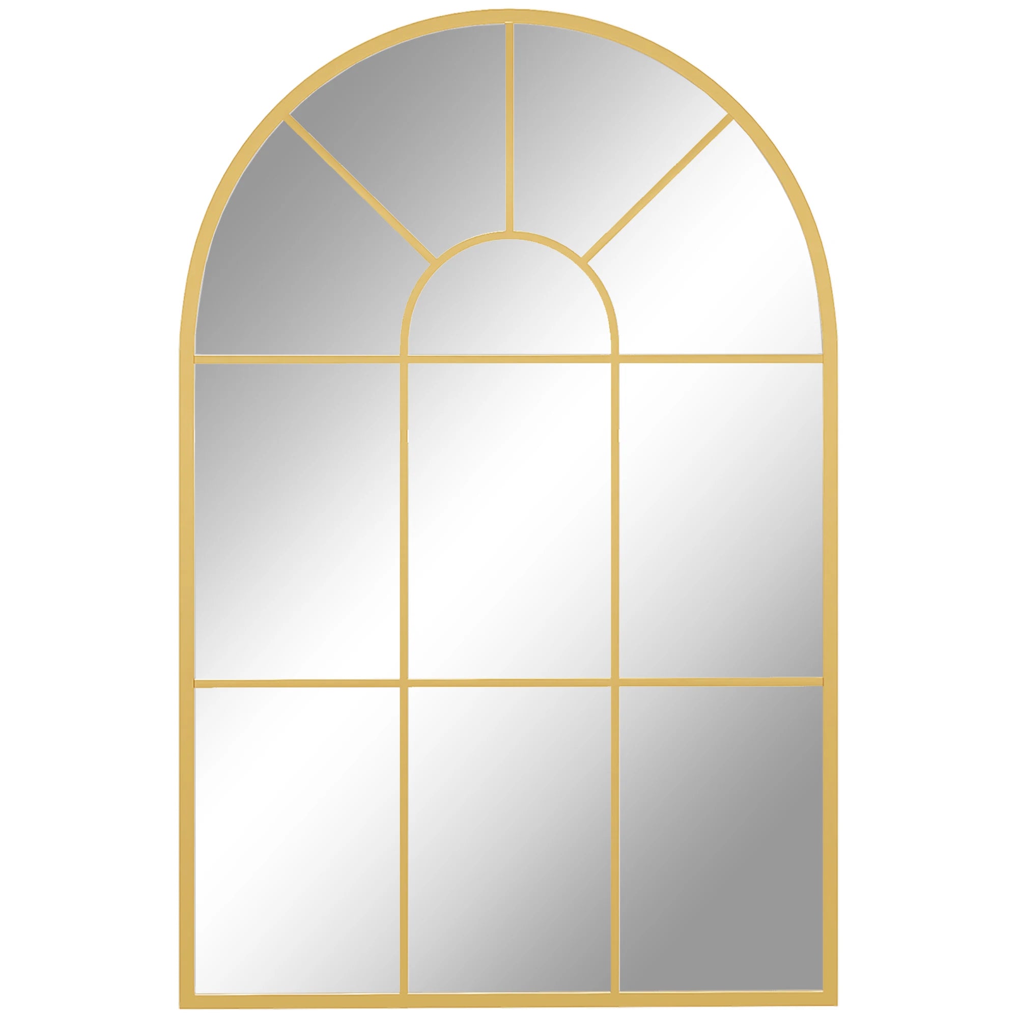 Miroir arche industriel métal HOMCOM
