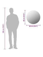 Miroir rond verre 60 cm