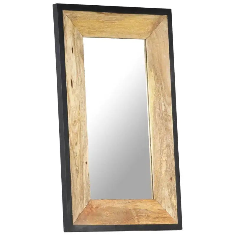 Miroir bois naturel veinage chaleureux