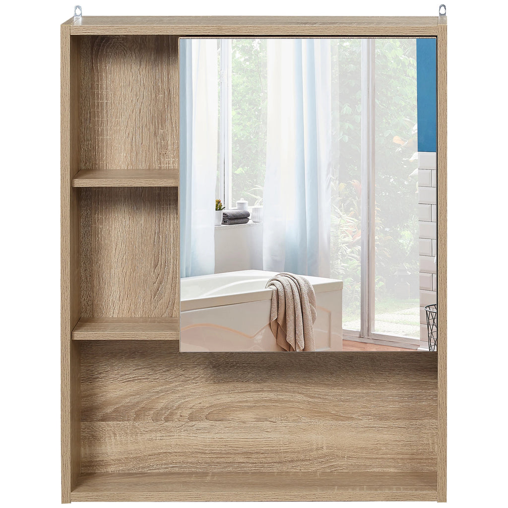 Armoire de toilette chêne 5 compartiments