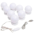Miroir rond LED chambre et coiffeuse