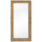 Miroir mural baroque doré luxe