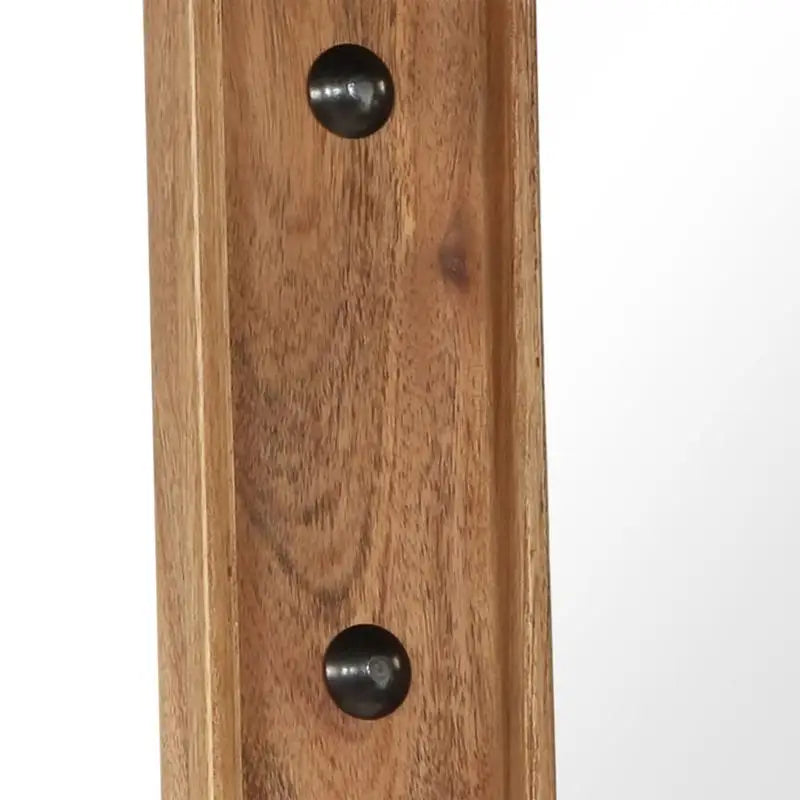 Miroir bois massif vintage artisanal