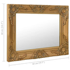 Miroir Baroque Doré Vintage Compact