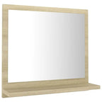 Miroir salle de bain chêne Sonoma