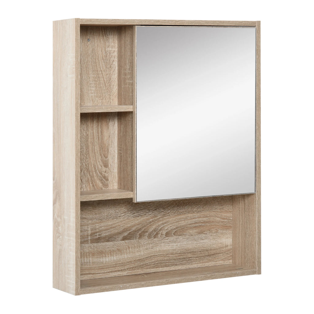 Armoire de toilette chêne 5 compartiments
