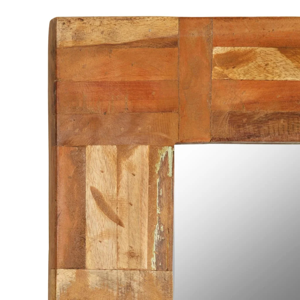 Miroir mural bois recyclé vintage