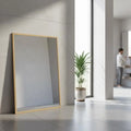 Miroir rectangulaire bois naturel
