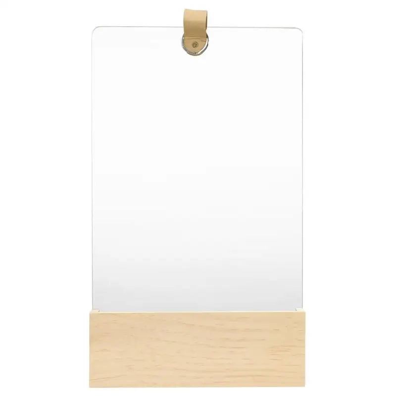 Miroir bois étagère intégrée