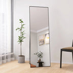 Miroir pleine longueur cadre aluminium noir