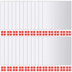 Lot de 24 carreaux miroir mosaïque