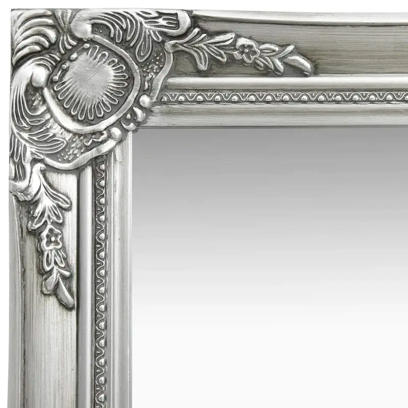 Petit miroir baroque argenté art déco
