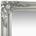 Petit miroir baroque argenté art déco