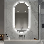 Miroir intelligent ovale sans cadre