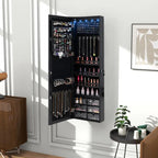 Armoire à bijoux suspendue miroir pleine longueur