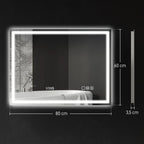 Miroir LED connecté Bluetooth