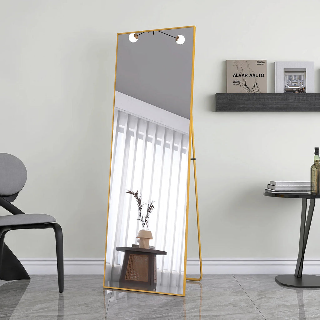 Miroir pleine longueur sur pied ou mural multi-formats
