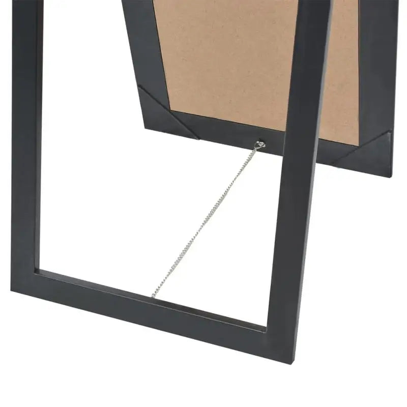 Miroir sur pied baroque noir