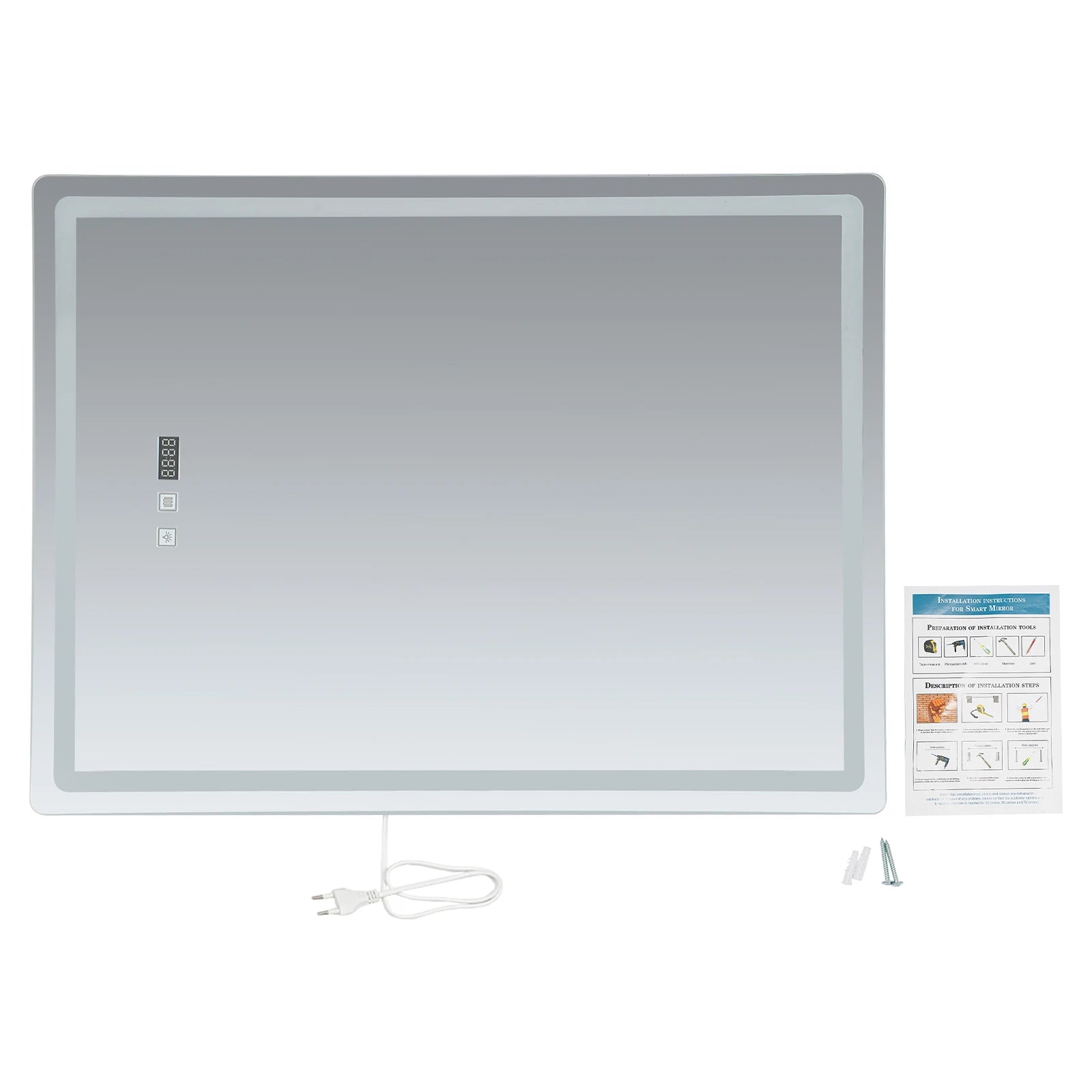 Miroir LED rectangulaire 3 températures