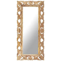 Miroir bois de manguier sculpté