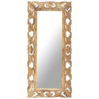 Miroir bois de manguier sculpté