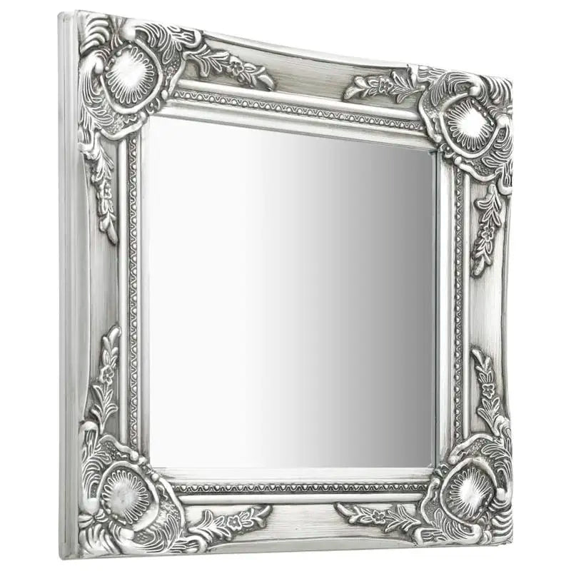 Petit miroir baroque argenté art déco