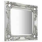 Petit miroir baroque argenté art déco