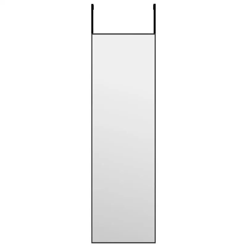 Miroir de porte noir minimaliste