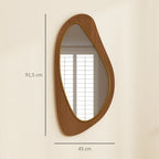 Miroir pin naturel style fenêtre
