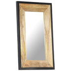 Miroir bois naturel veinage chaleureux