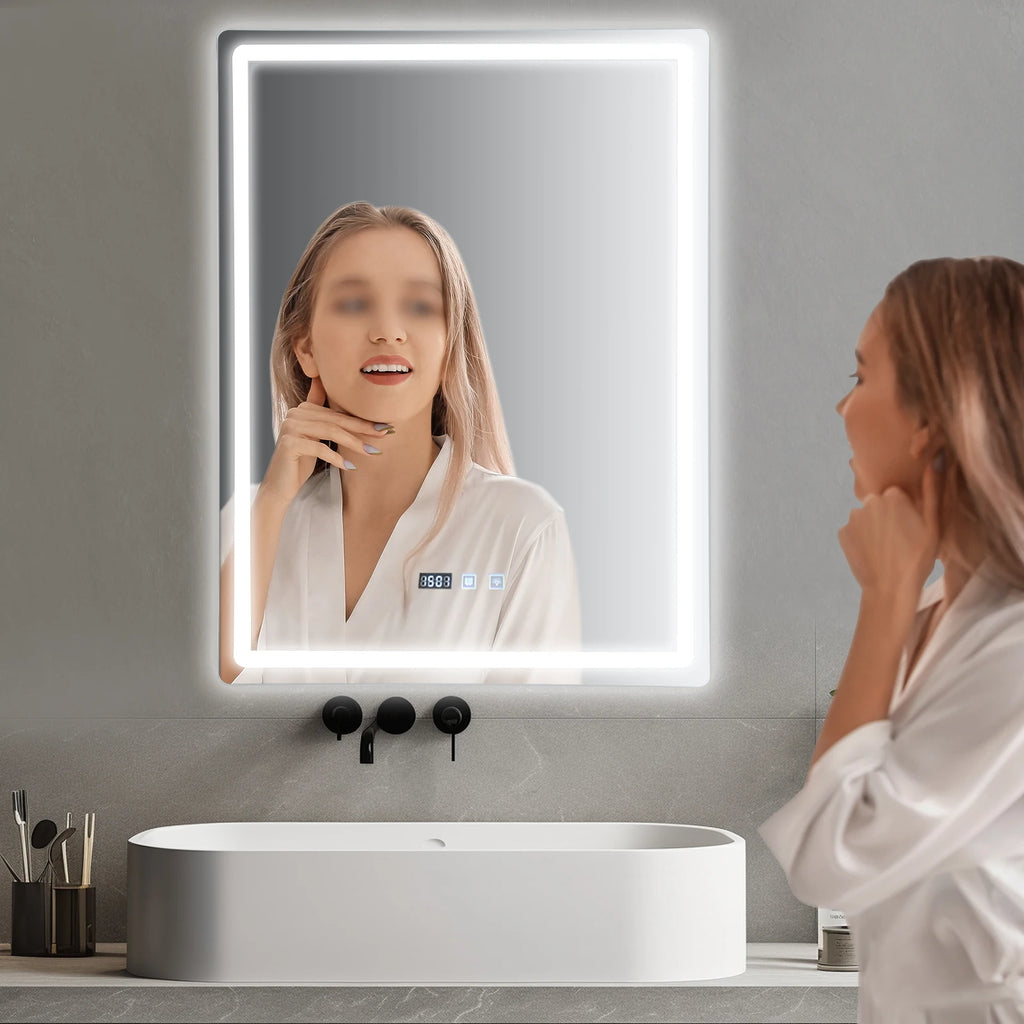 Miroir LED rectangulaire 3 températures