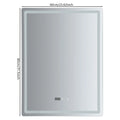 Miroir LED salle de bain anti-buée tactile