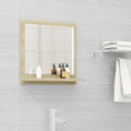 Miroir salle de bain chêne Sonoma