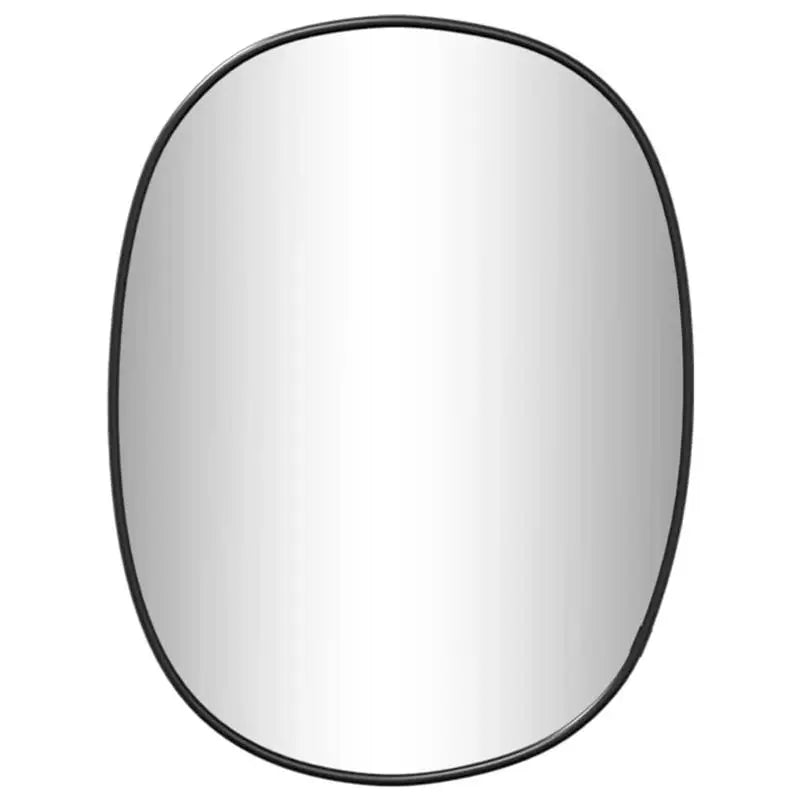 Miroir mural noir compact