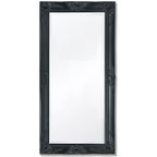 Miroir mural baroque noir grand format