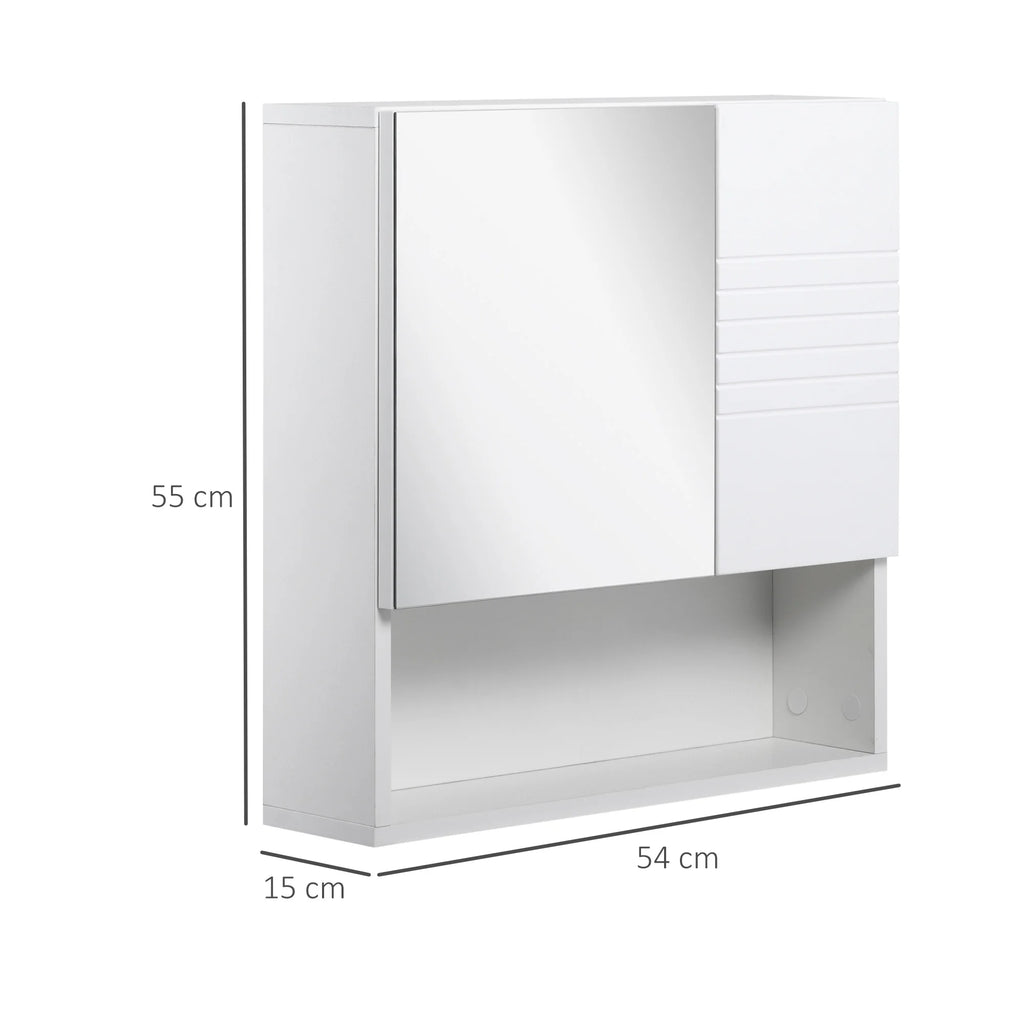 Armoire de toilette compacte blanche