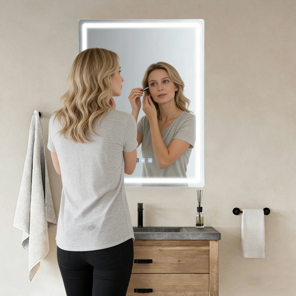 Miroir intelligent LED dégivrant