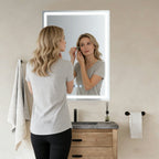 Miroir intelligent LED dégivrant