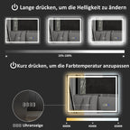 Miroir LED connecté Bluetooth