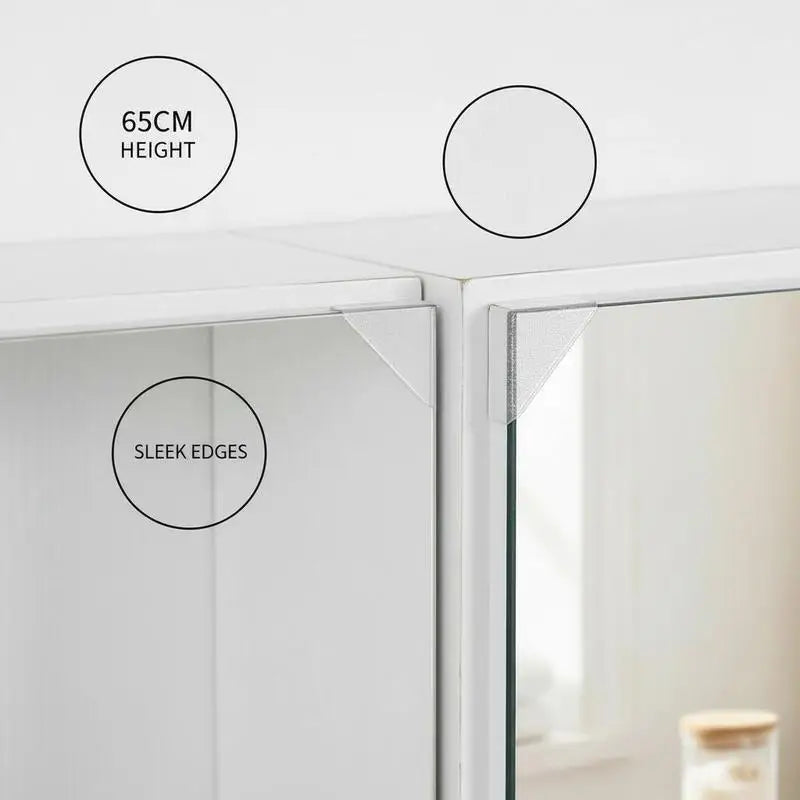 Armoire de toilette 2 niveaux double porte