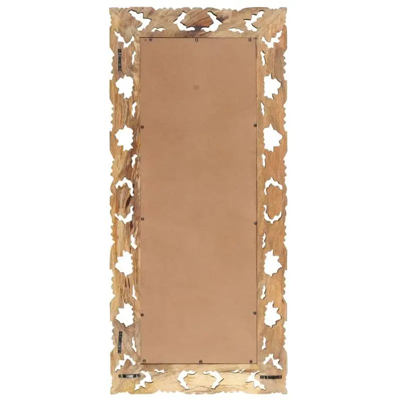 Miroir bois de manguier sculpté