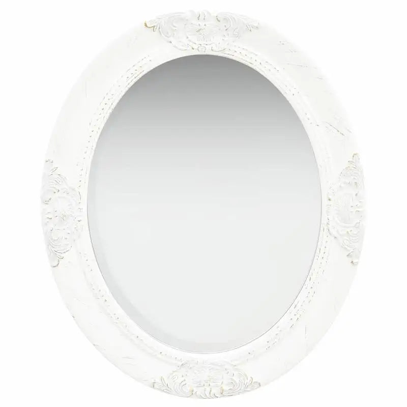 Miroir mural baroque blanc 50x60