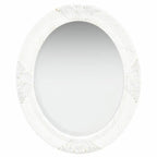 Miroir mural baroque blanc 50x60