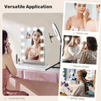 Miroir Hollywood maquillage 12 ampoules LED